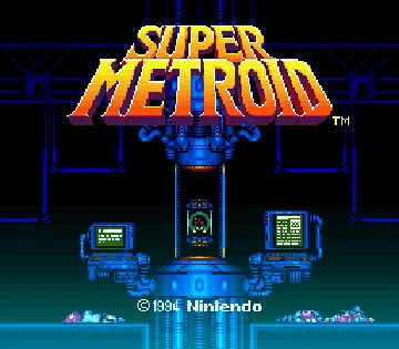Super Metroid (Europe) (En,Fr,De) screen shot title